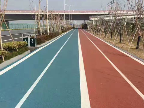 彩色瀝青路面